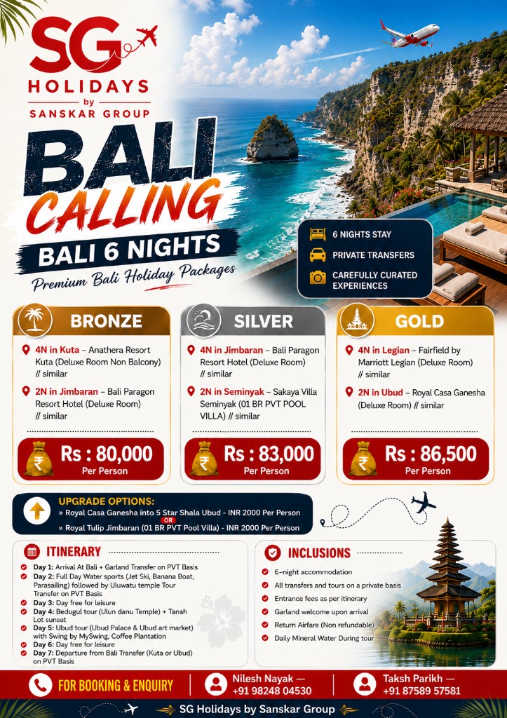 Bali 6 Nights — Silver — full package details and itinerary
